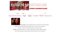 Desktop Screenshot of fusion-spectacle.com